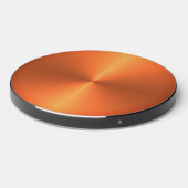 Orange Rust Shine Wireless Charger (Front 2)