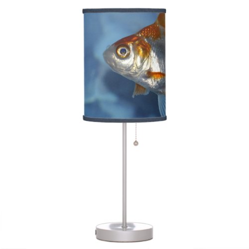 Orange Ryukin Goldfish Table Lamp