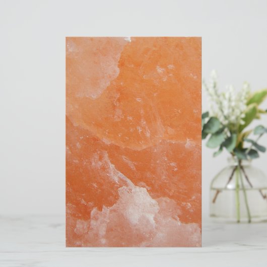 Orange salt stone (Standing Front)