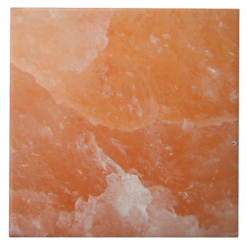 Orange salt stone ceramic tile