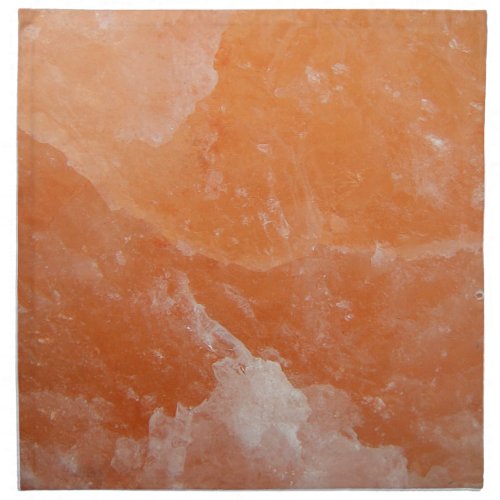 Orange salt stone cloth napkin