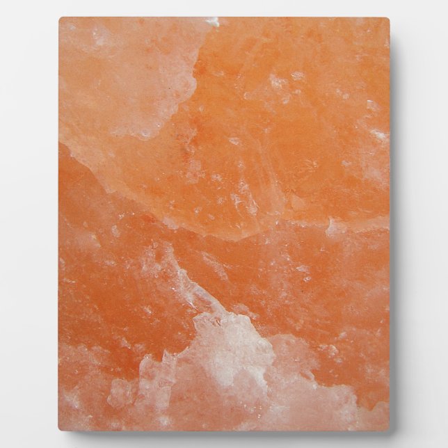 Orange salt stone plaque (Front)