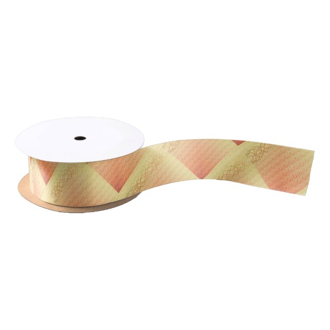 Orange Satin Ribbon (Spool)