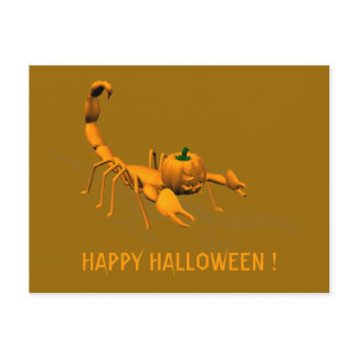 Orange Scorpion Postcard