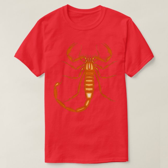 Orange scorpion  T-Shirt (Design Front)