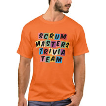 Orange Scrum Masters Shirt