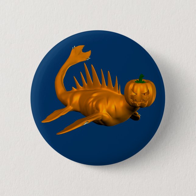 Orange Seadragon Button (Front)