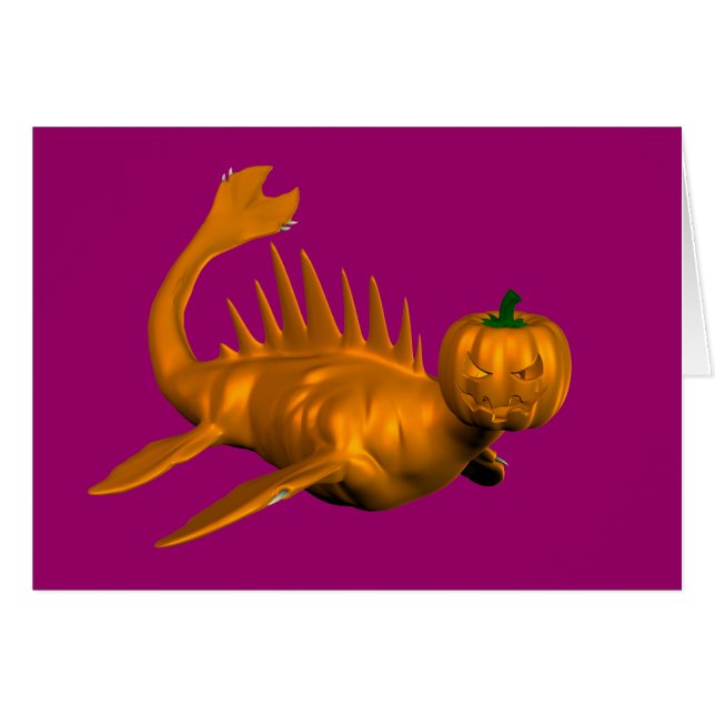 Orange Seadragon Cards (Front Horizontal)