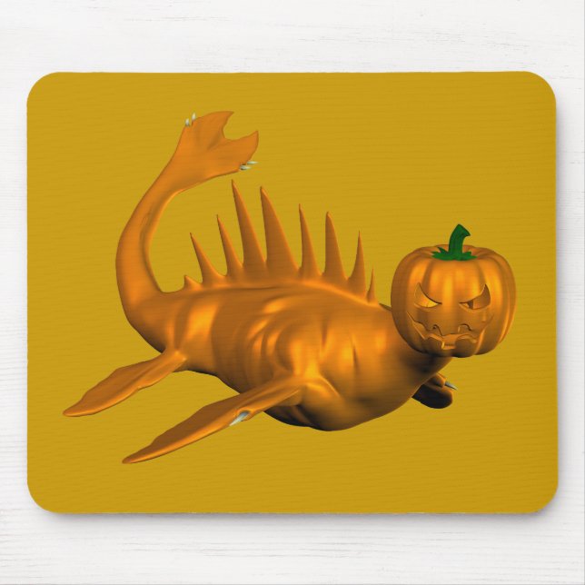 Orange Seadragon Mouse Pad (Front)
