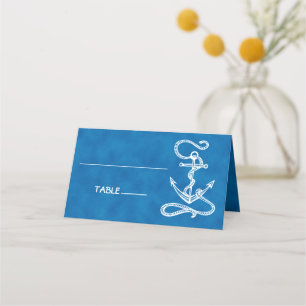 Orange Seashell Beach Wedding Escort Place Card