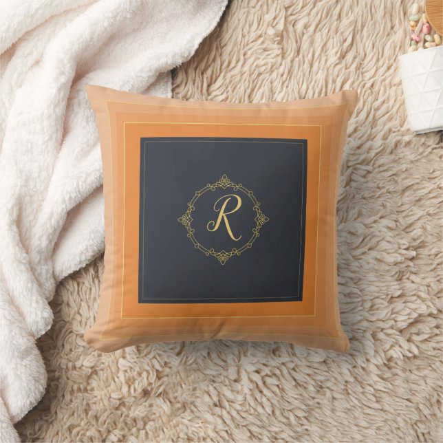 Orange Sherbet Throw Pillow (Blanket)