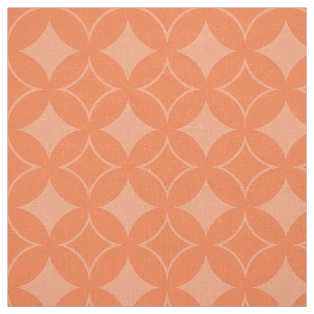 Orange shippo fabric (Swatch)