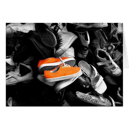 Orange Shoes Cards (Front Horizontal)
