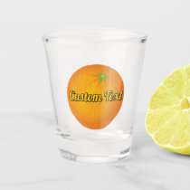 Orange Shot Glass