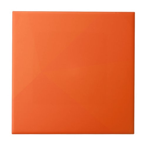 Orange simple modern cool trendy geometric art ceramic tile