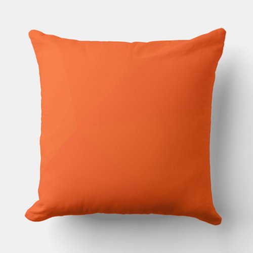 Orange simple modern cool trendy geometric art throw pillow