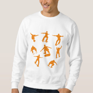 Orange Skaters Sweatshirt