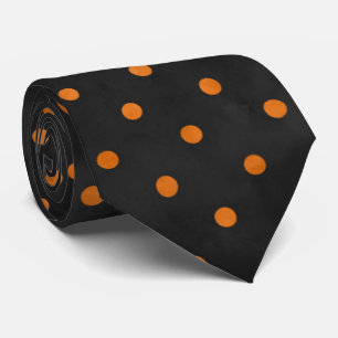 Orange Skulls and Sunflower Series Design 10 Tissu Neck Tie