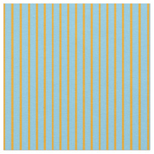 Orange & Sky Blue Colored Pattern of Stripes Fabric