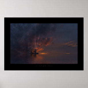 orange sky poster