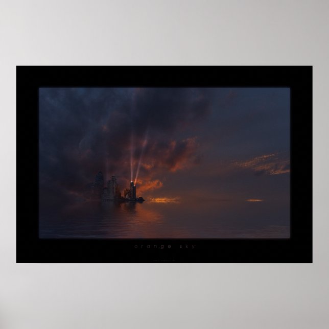 orange sky poster (Front)