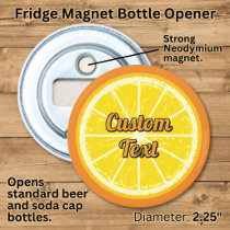 Orange Slice Bottle Opener