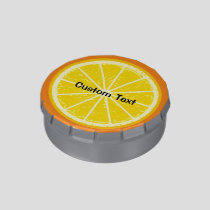 Orange Slice Candy Tin