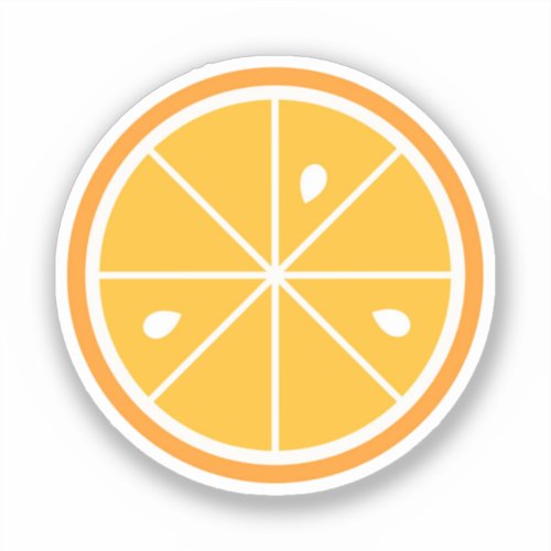 Orange slice citrus Sticker