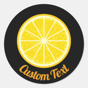 Orange Slice Classic Round Sticker