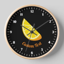 Orange Slice Clock