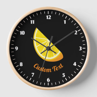 Orange Slice Clock
