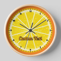 Orange Slice Clock