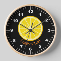 Orange Slice Clock