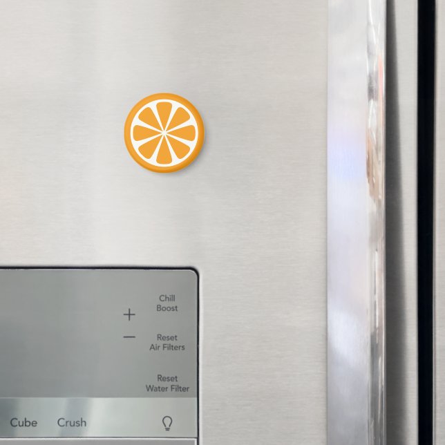 Orange Slice Cute Summer Fruit Magnet (In Situ (Fridge))