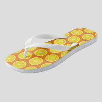 Orange Slice Flip Flops