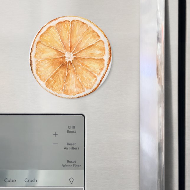 Orange Slice Fruit Magnet (In Situ (Fridge))