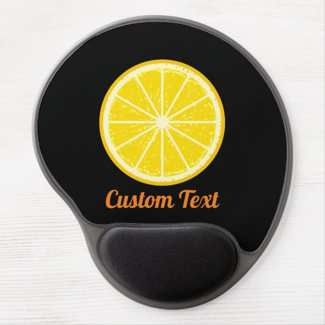 Orange Slice Gel Mouse Pad (Front)