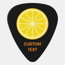 Orange Slice Guitar Pick