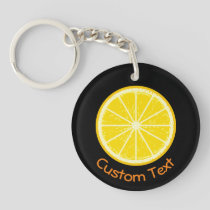 Orange Slice Keychain