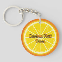 Orange Slice Keychain