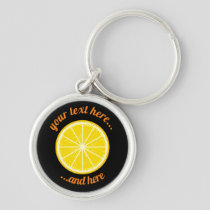Orange Slice Keychain