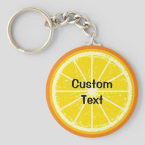 Orange Slice Keychain