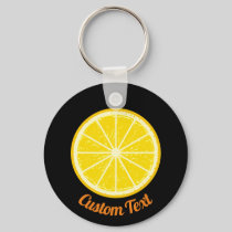 Orange Slice Keychain