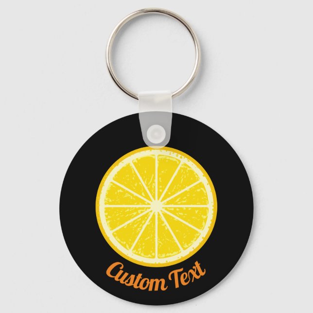 Orange Slice Keychain (Front)
