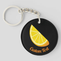 Orange Slice Keychain