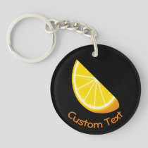 Orange Slice Keychain