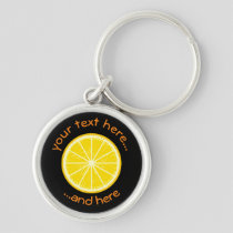 Orange Slice Keychain