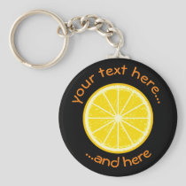 Orange Slice Keychain