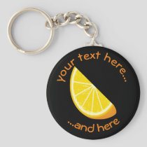 Orange Slice Keychain