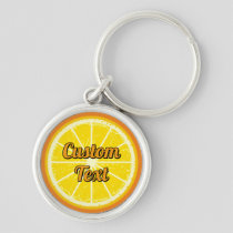 Orange Slice Keychain
